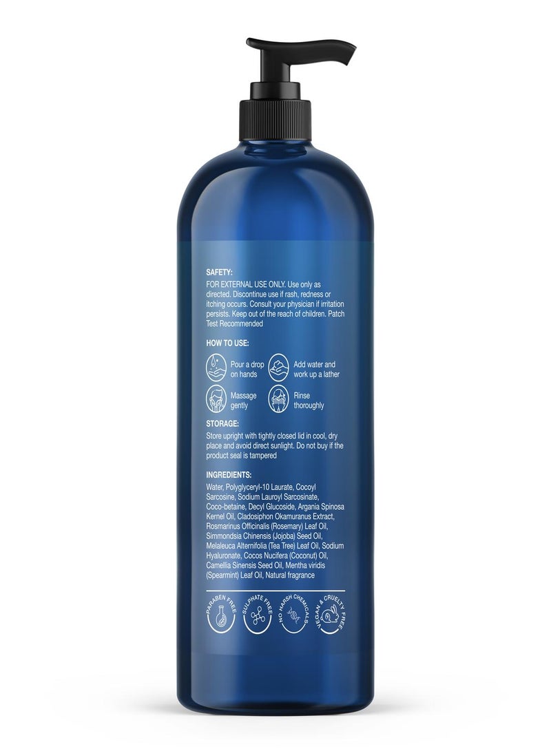 Botanic Hearth Tea Tree Shampoo, Vitamin C, Peppermint, Lavender and Rosemary Oil, Fights Dandruff and Dry Scalp, 16 fl oz - Image 4